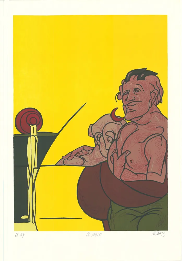 Литография Adami - La source