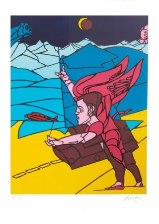 Литография Adami - L'ANGE