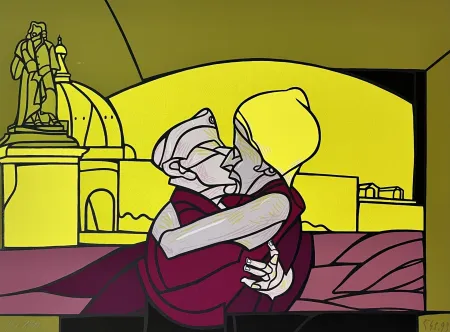 Литография Adami - Le Baiser