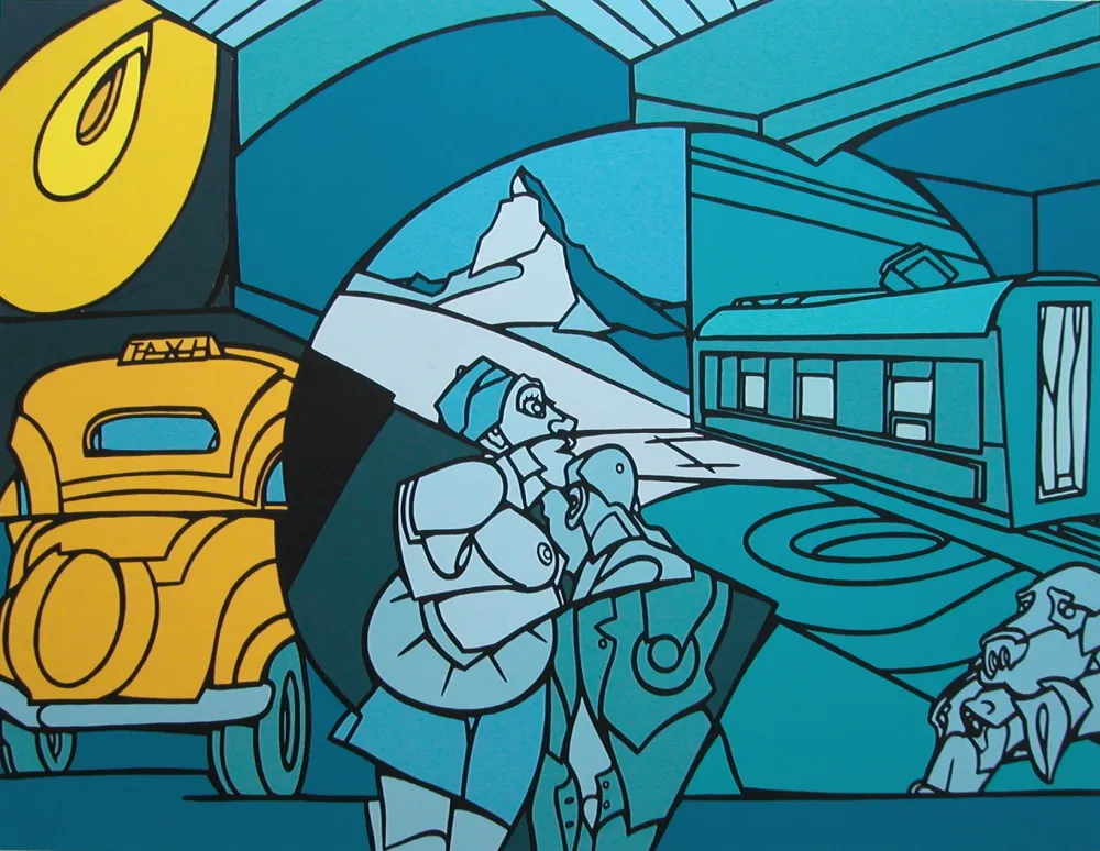 Сериграфия Adami - Le cervin