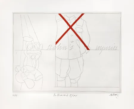 Гравюра Adami - Les Blessures de Staline 