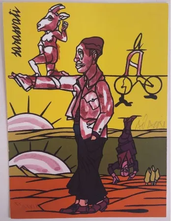 Литография Adami - Les Impromptus du matin - Sarasvati