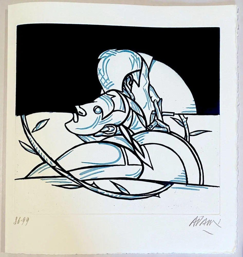 Офорт Adami - Les mots n'ont plus de bouche