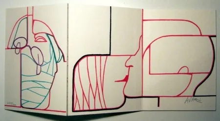 Иллюстрированная Книга Adami - Liberté des libertés. Dessins de Mirò