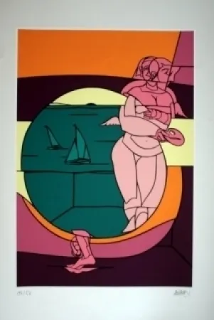 Литография Adami - Olympique 92