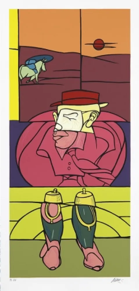 Сериграфия Adami - Riding Boots