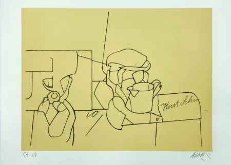 Литография Adami - Sans Titre