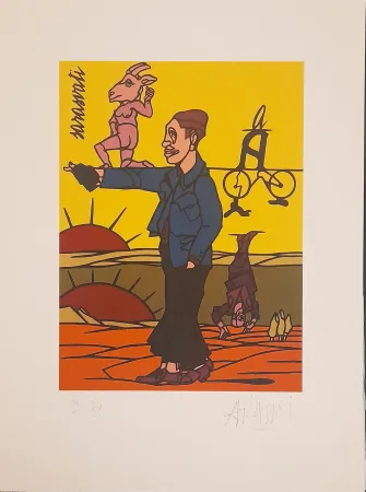 Литография Adami - Sarasvati