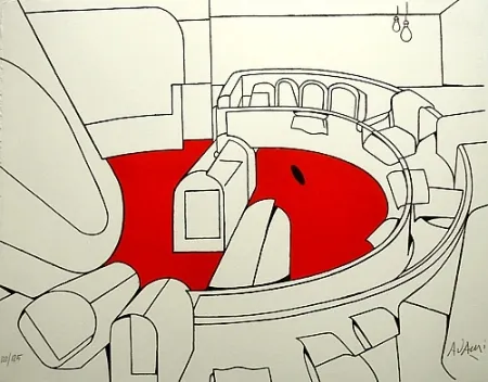 Литография Adami - Senza titolo