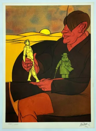 Литография Adami - Statuette