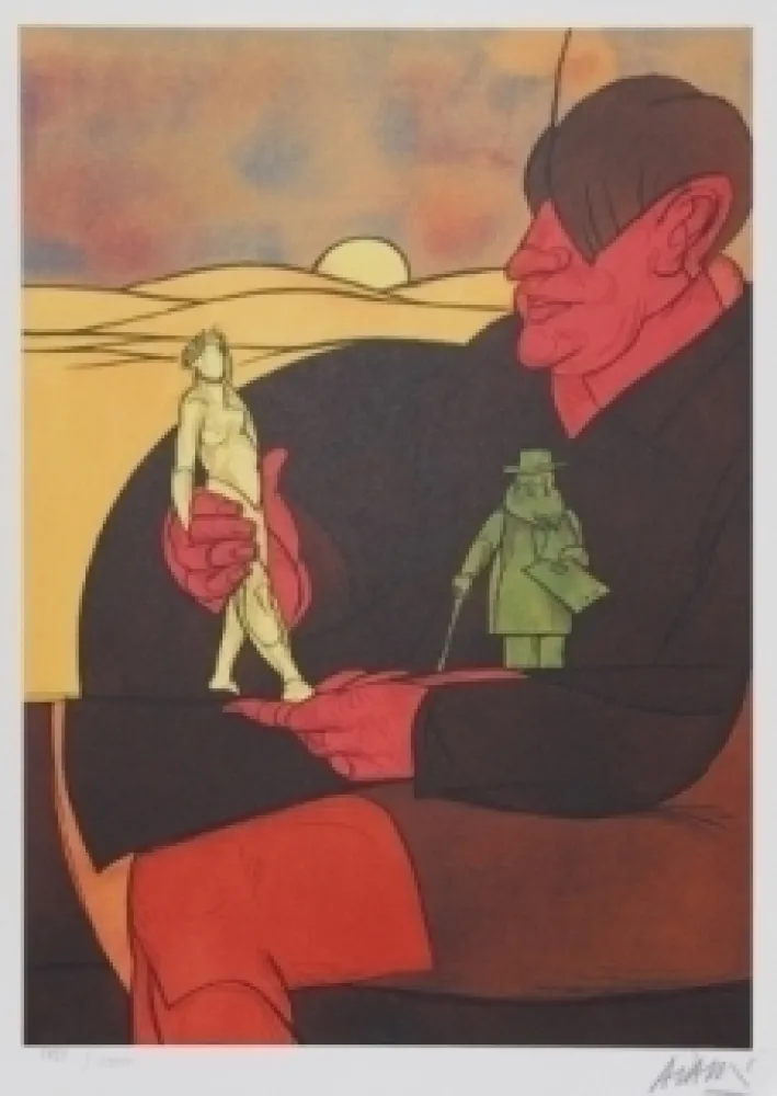 Литография Adami - Statuette