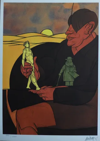 Литография Adami - Statuette