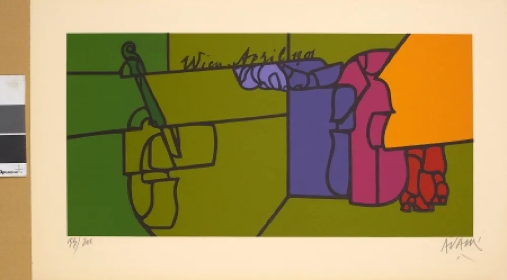 Литография Adami - Wien 1901