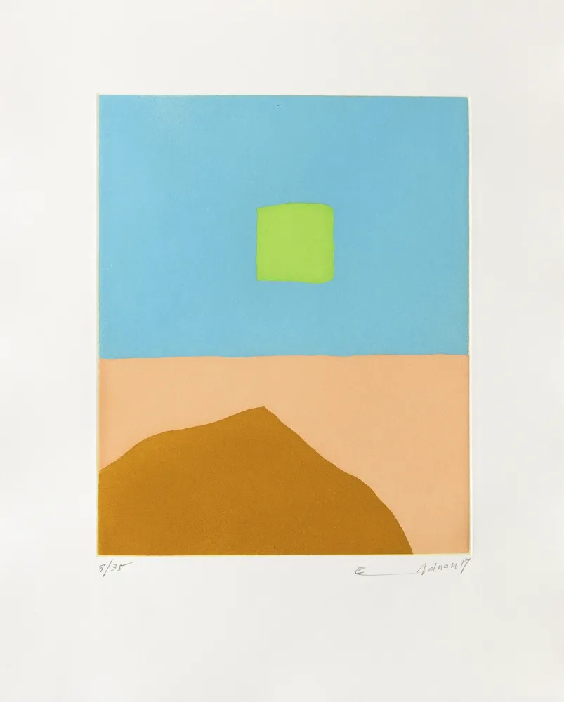 Гравюра Adnan - Feu du désert (Le)