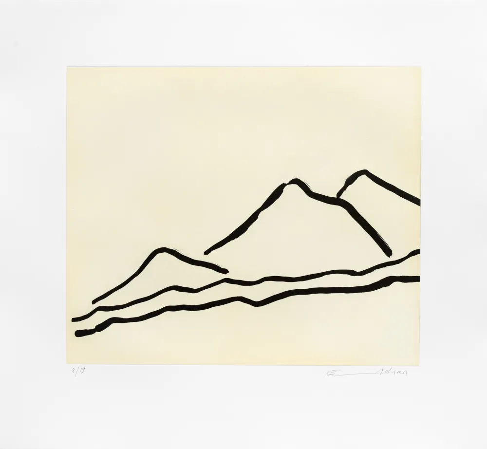 Гравюра Adnan - Quelque part...