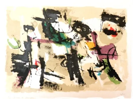 Литография Afro - Composizione