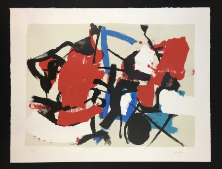 Литография Afro - Composizione