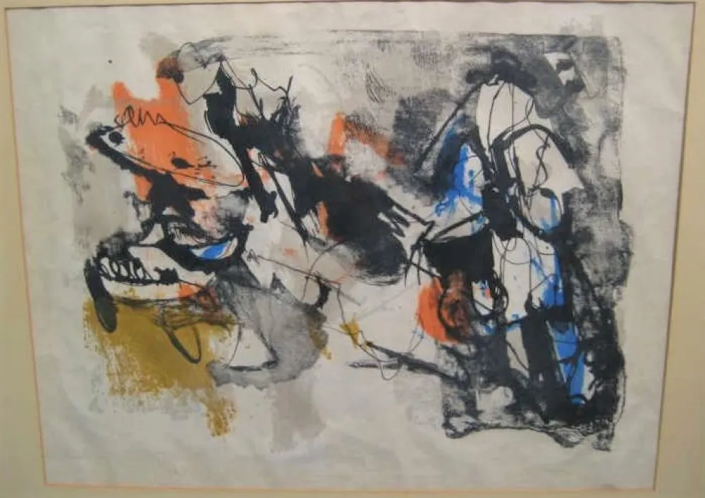 Литография Afro - La sagra degli uccelli