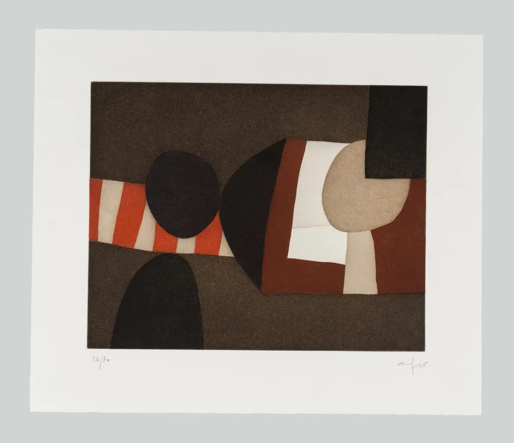 Офорт И Аквитанта Afro - L'invitation au voyage B