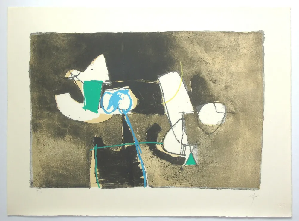 Литография Afro - Senza titolo