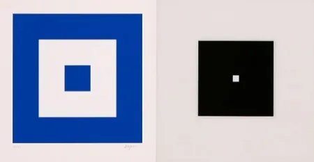 Сериграфия Agam - Big Bang Blue