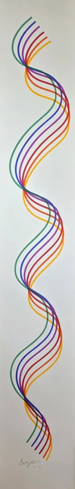 Сериграфия Agam - Lines and Forms