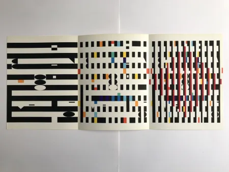 Сериграфия Agam - Progression (composition cinétique)