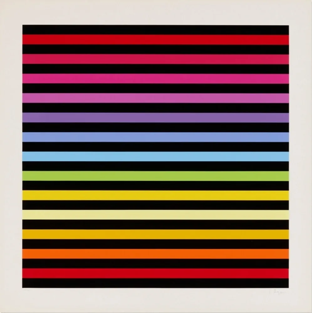 Сериграфия Agam - Solfège, Transformation, Fusion