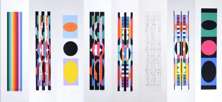 Сериграфия Agam - +-X9 Suite, 1977 - Hand-signed