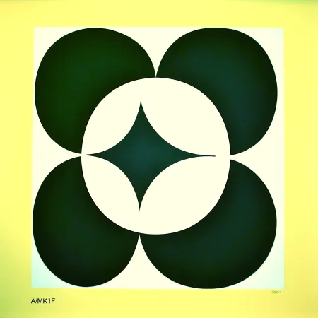 Сериграфия Agam - YELLOW CIRCLE 1