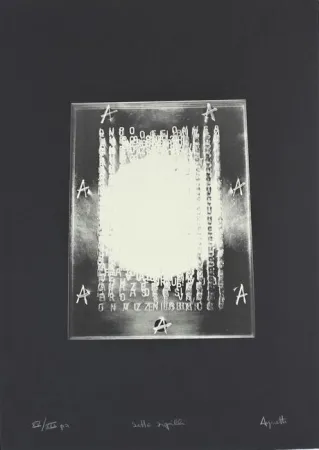 Сериграфия Agnetti - Sette Sigilli