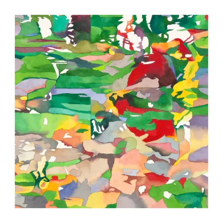 Цифровой Эстамп Agosti - Caducée rouge