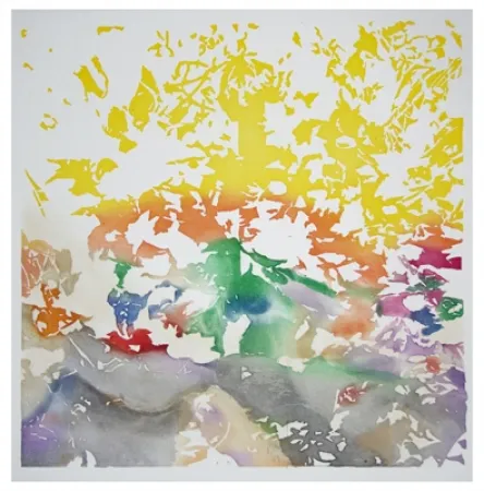 Акватинта Agosti - Jardin blanc