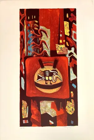 Литография Agostini  - L'Oiseau