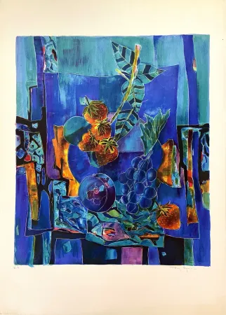 Литография Agostini  - Nature Morte aux Fruits