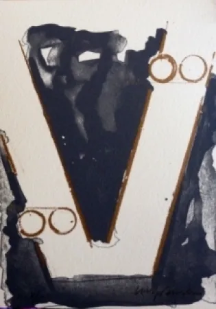 Литография Aguilar - Sans titre