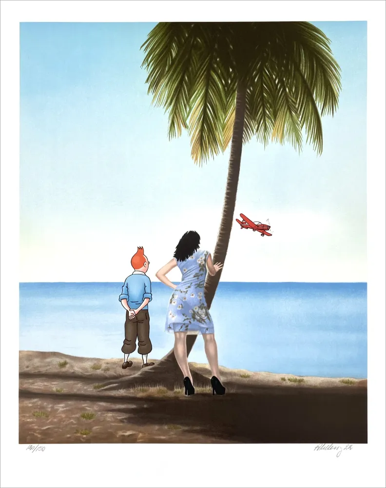 Литография Ahlberg - In the Air II