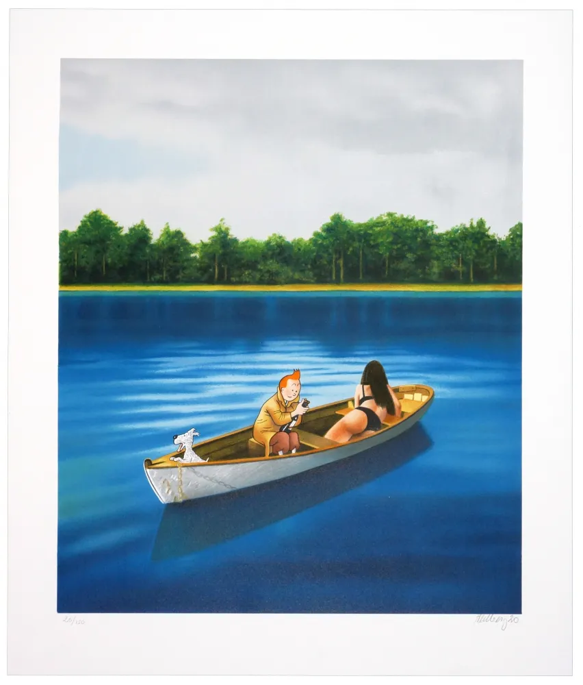 Литография Ahlberg - Sans titre