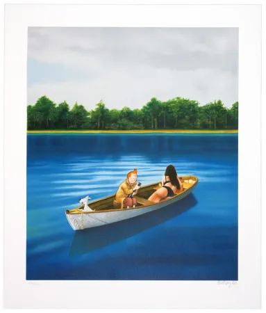 Литография Ahlberg - Sans titre