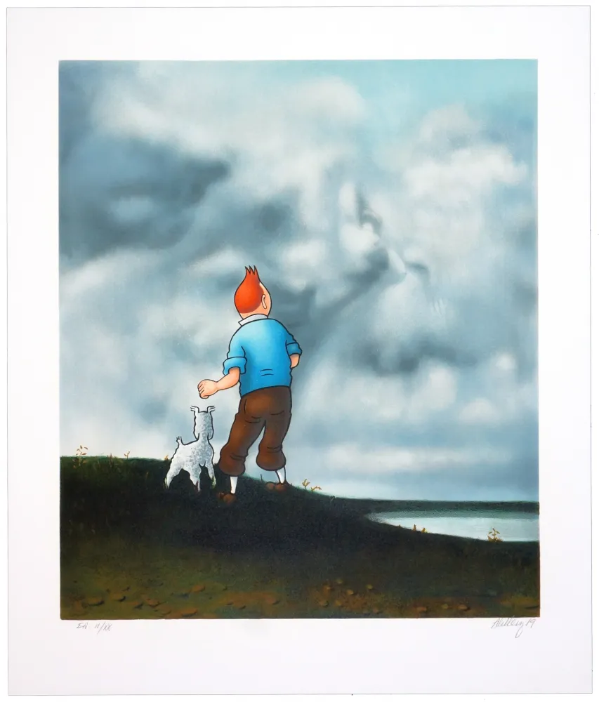 Литография Ahlberg - Sans titre