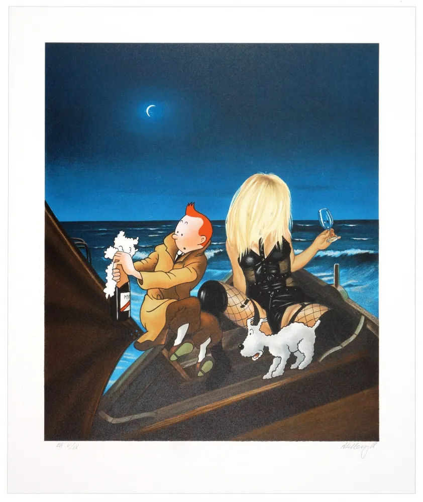 Литография Ahlberg - Sans Titre