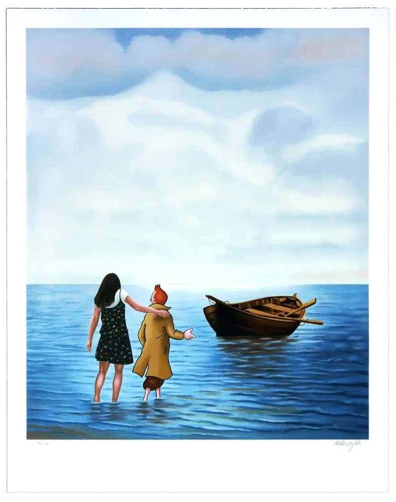 Литография Ahlberg - The Getaway