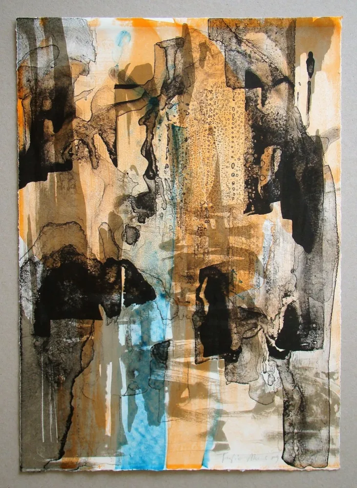 Литография Akai - Die glückliche Woche: Donnerstag