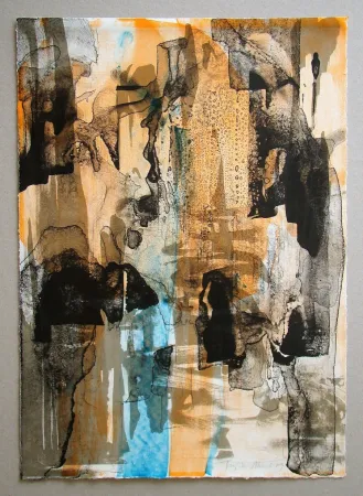 Литография Akai - Die glückliche Woche: Donnerstag