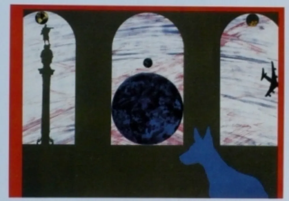 Литография Al Bengston - BA 2