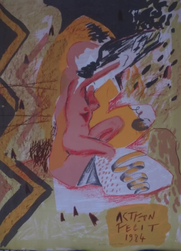 Литография Alberola - Acteon fecit