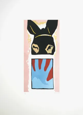 Литография Alberola - L'Ane, 1995 - Hand-signed!