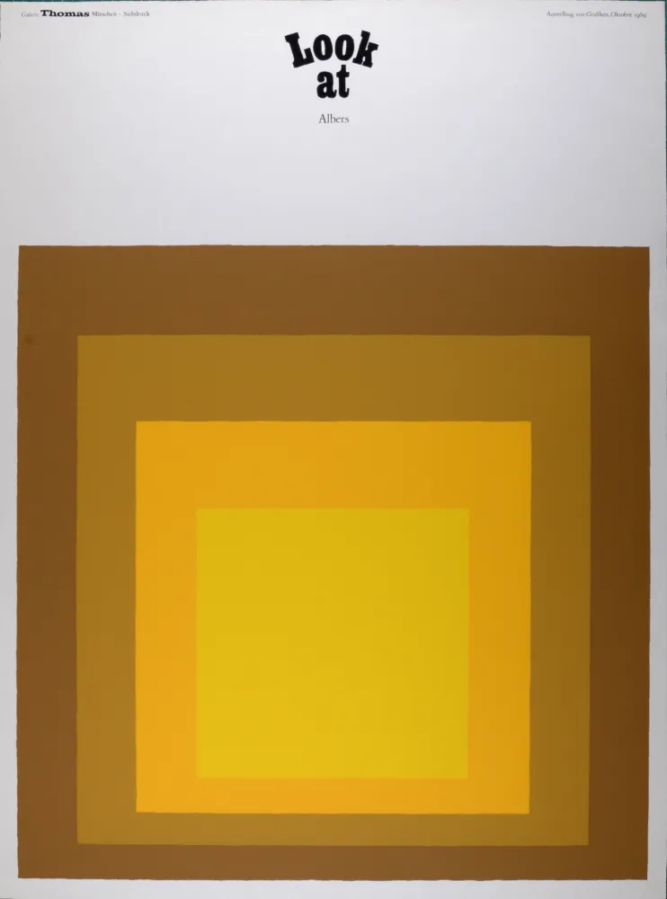 Сериграфия Albers - (After) Look at Albers, 1969