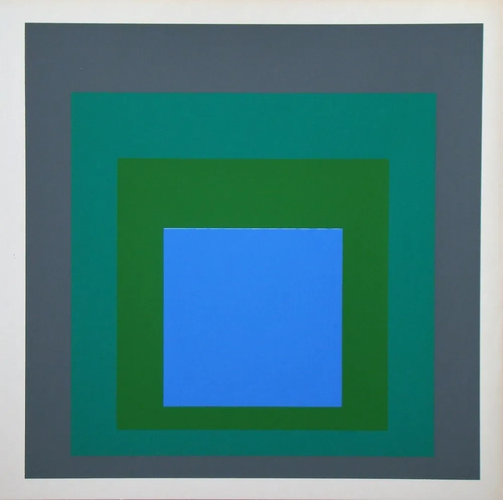 Сериграфия Albers - Blue Look, 1955