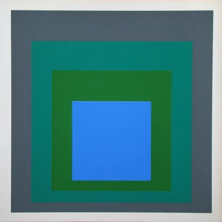 Сериграфия Albers - Blue Look, 1955